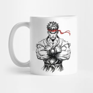 Street Fighter Sketch Art Mug